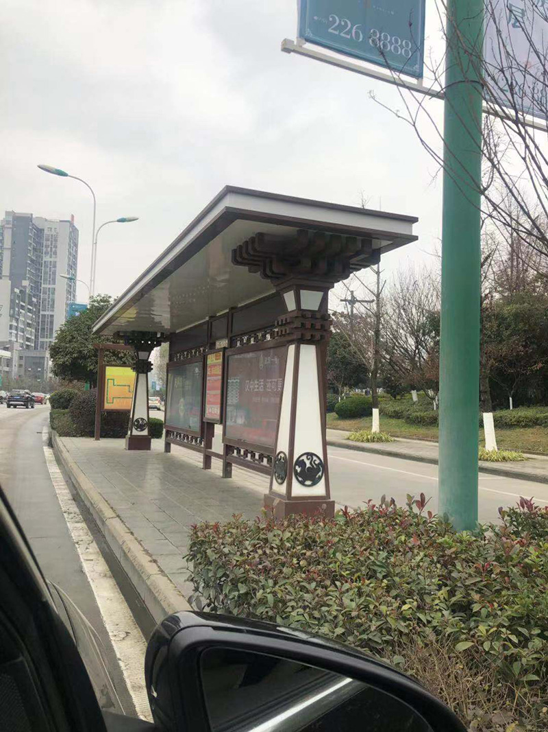 四川仿古候車亭(圖1)
