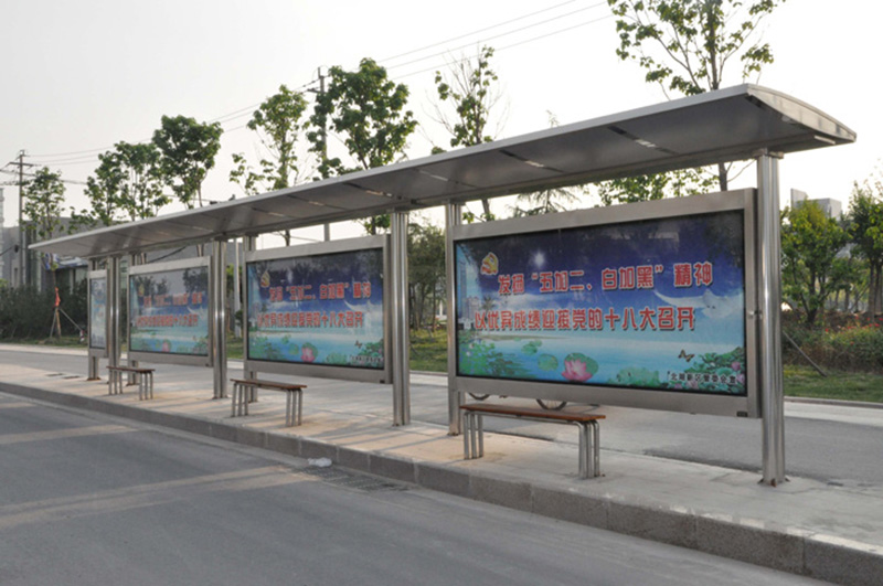 河南不銹鋼候車亭(圖1)